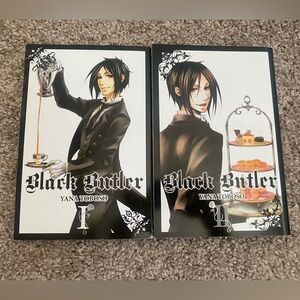 Black Butler Manga 1 & 2 volumes anime goth